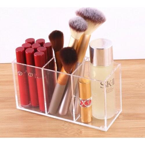 Storage Box Cosmetic Make-up Brush Storage Stand Makeup Organizer Nail Polish Cosmetic Holder Make Up Tools Pen Lipstick Holder