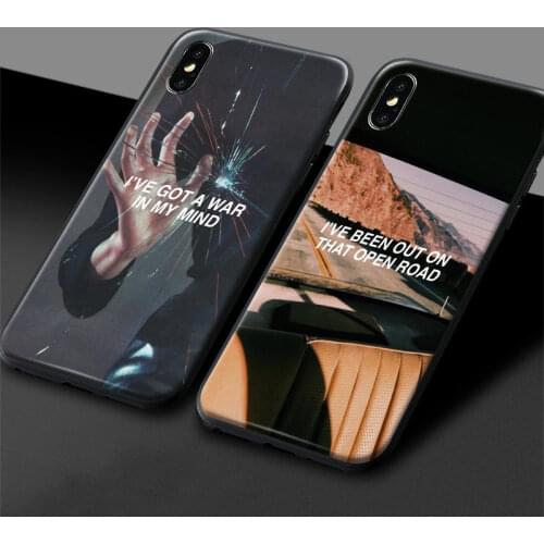 Lana del rey lyrics aesthetic tempered glass soft silicone Phone case cover For iPhone SE 6s 7 8 Plus X XR XS 11 12 mini Pro MAX