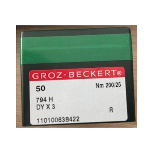 50 pcs pack 794 H DY X 3 794H DYX3 Round Body Genuine Groz Beckert Needle for Some of Sewing Machines Spare Parts