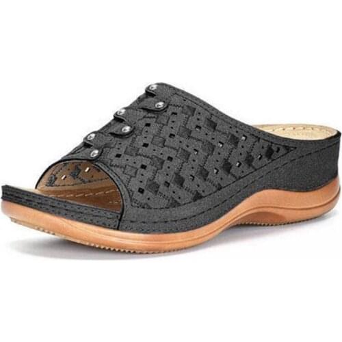 Summer Shoes Woman Sandals 5 Colors Wedge Heels Plus Size Flip Flops Drop Shipping Women Sandals Wedges Shoes Sandalias Mujer