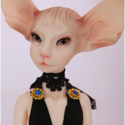 Sphynx cat/ Lillycat Constantine Cream/ NobleA Radicelle BJD Dolls Resin Figures 1/4 Naked Toy Gift For Christmas Or Birthday