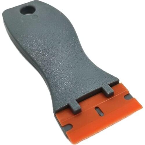 Carbon Fiber Car Wrap Sticker Remover Razor Scraper Cleaning Tool Window Glass Kitchen Oven Clean Squeegee