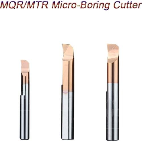 MTR MQR Boring Cutter for contour turning Coated Carbide Mini Internal Lathe Turing Tool Stainless Steel Copper