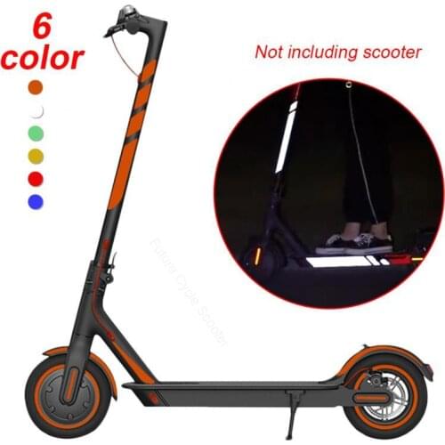 Scooter Reflective Sticker Night Warning Film for Xiaomi Mijia M365/pro Es for Ninebot Max G30 Waterproof Sticker