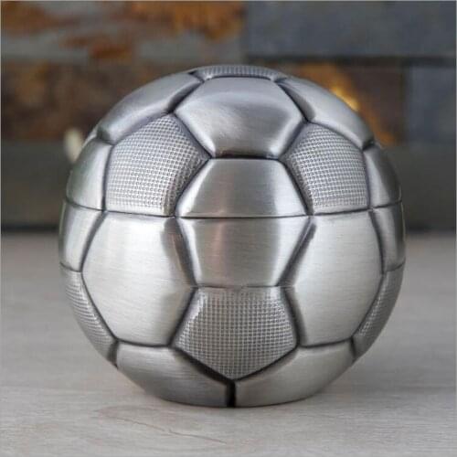 Creative Football Shape Metal Bank Saving Coin Bank Piggy Bank Coin For Money Safes For Coins CXG025
