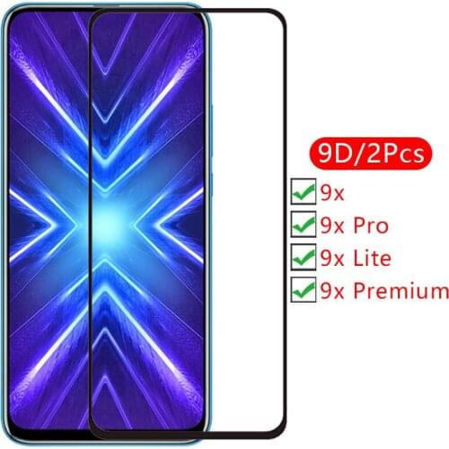 9d screen protector tempered glass case for huawei honor 9x pro lite premium cover on honer 9 x x9 light protective phone coque