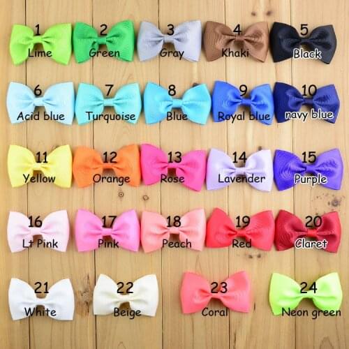 100 pcs/lot , 3" grosgrain bow applique,embellishment,card making,home decor,weddings,bows for hair accessories