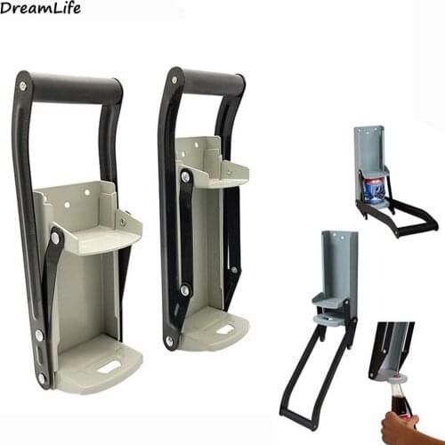 12oz/16oz Beer Can Crusher Wall Mounted Hand Push Soda Cans Bottle Beer Opener Wall Bottle Crusher Recycling Tool Cans Of Press