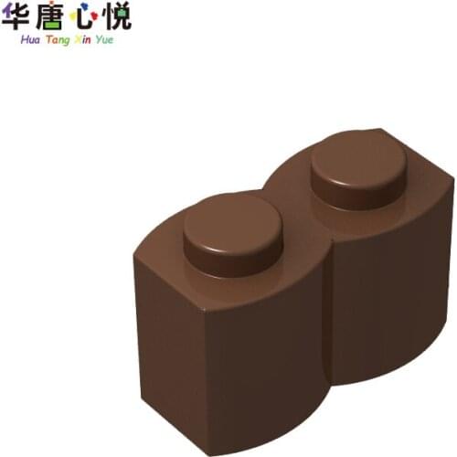 20 Pcs City MOC 1x2 Fence Brick #30136 Normal Spare Parts Toys For Children Educational DIY Bricks Compatible Buildings