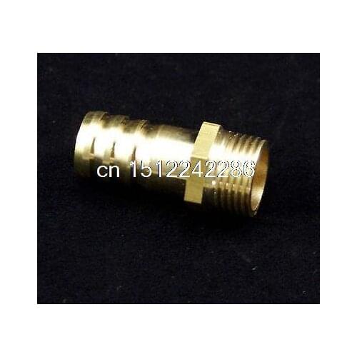 5pcs 1/2" BSP Male-12mm Barb Hose Brass Adapter Coupler