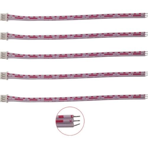 5Pcs JST PH 2.0mm PH 2.0 3 Pin Female Single Head Wire Cable Connector JST 2.0 3P Jack 26AWG Long 20CM