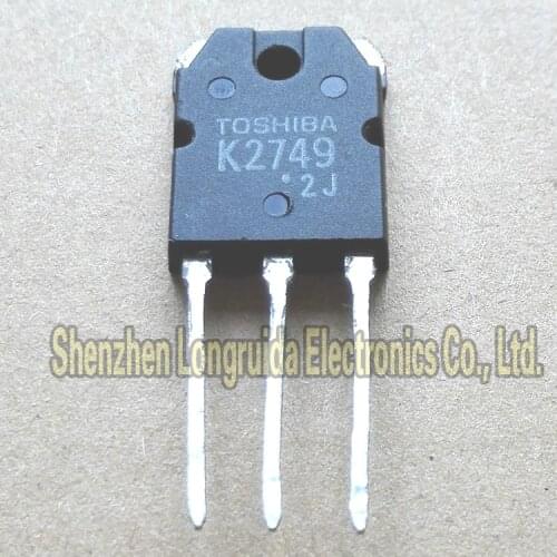 5PCS K2749 2SK2749 TO-3P MOSFET TRANSISTOR 7A 900V In Stock