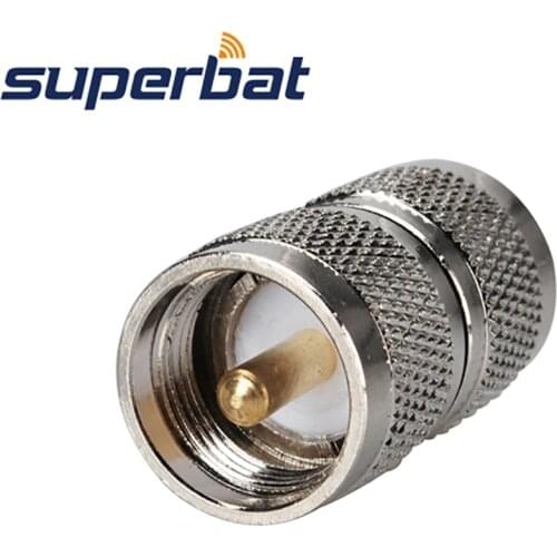 Superbat 5cs UHF Adapter UHF Plug to UHF Male Straight RF Coaxial Connector