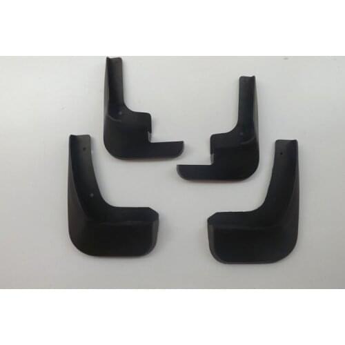 Plastic Mudguards Mud Flaps Splash Guard 4pcs for 2008 Citroen Elysee C-Elysee Car styling