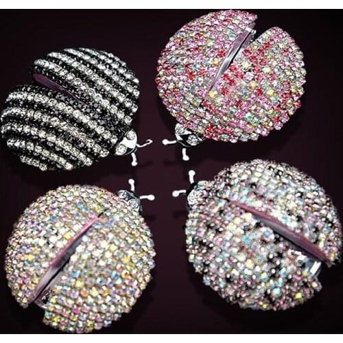 Bling Bling Car Styling Cute Animal Car Air Freshener Vent Outlet Perfume Scent Interior Decoration Ladybug Aromatherapy Clip