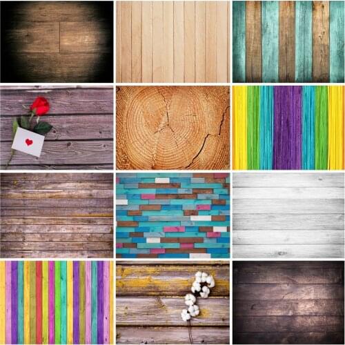 SHUOZHIKE Photography Backdrop Wooden Board Texture Portrait Background Photo Studio Wood Floor Background Props 210323CMD-01