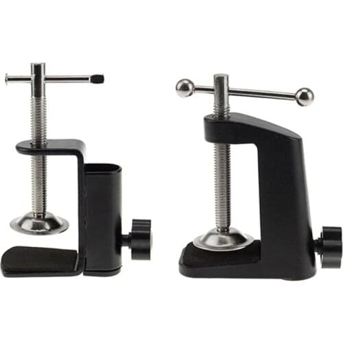 Aluminum Alloy Iron Cantilever Bracket Clamp for Mic Stand Table Lamp Desk Clip LX9B
