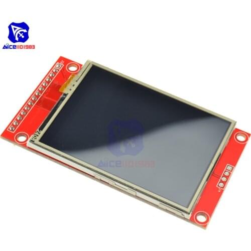 2.4 inch 240x320 SPI TFT LCD Serial Port Module 5V/3.3V PCB Adapter ILI9341 LCD Display for Arduino