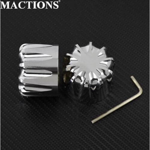 Motorcycle 29MM Front Axle Nut Bolt Cover Cap For Harley Sportster Dyna Touring Softail Wide Glide Road Glide XL 1200 883