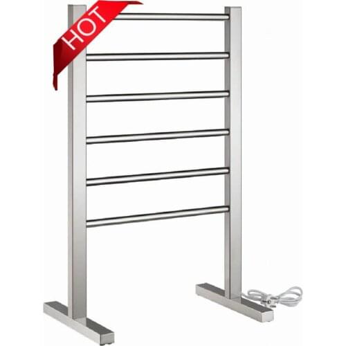 Stainless Steel Heated Towel Warmer Bathroom Wall Mounted Electric Heated Towel Rail Six-layer Heated Towel Rack dryer YEK-8006