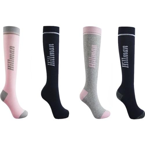 Horse Riding Socks For Women Men Equestrian Long Socks Horse Rider Equipment 2 Pair/Pack Outdoor Sports Horseback Cotton Socks