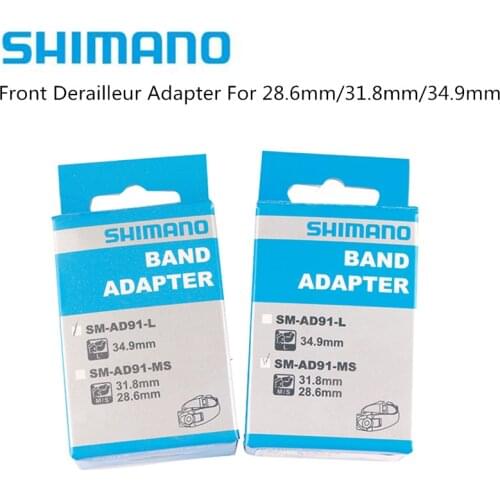 SHIMANO SHIMANO SM-AD91-MS AD91-L Front Derai Front Derailleur Band Adapter Road Bike 28.6mm/31.8mm/34.9mm With Original Box