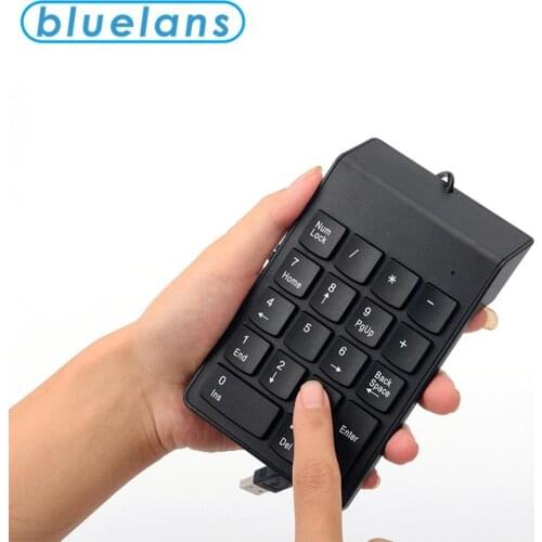 18Keys Calculator Anti-Slip Mini USB Keyboard Portable High Sensitive Wired Numeric Keyboard Mini Keypad for PC Laptop Computer