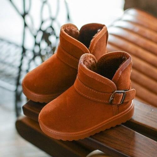 Clearance Sale Children Shoes Girls Boys Boots 2020 Winter Kids Girls Snow Boots Warm Plush Cotton Shoes