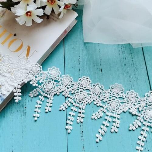 Lace lace accessories skirt fabric skirt lace hem clothing design diy material tassel lace accessories