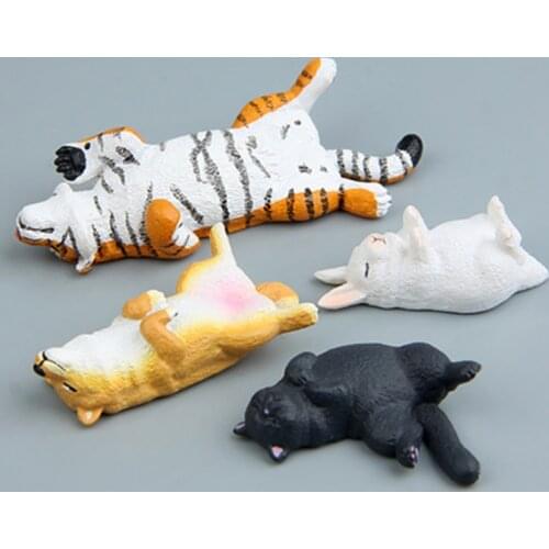 ZOCDOU 1 Piece Cat Dog Tiger Rabbit Prey Fridge Refrigerator Magnet Hunt Harvest Gain 3D Ice Box Car Paster Icebox Sticker DIY