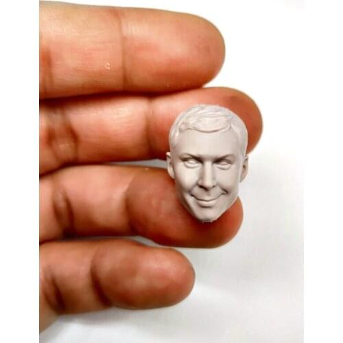 1/12 Scale The Big Bang Theory Sheldon Head Sculpt Unpainted Fit 6" ML Figure