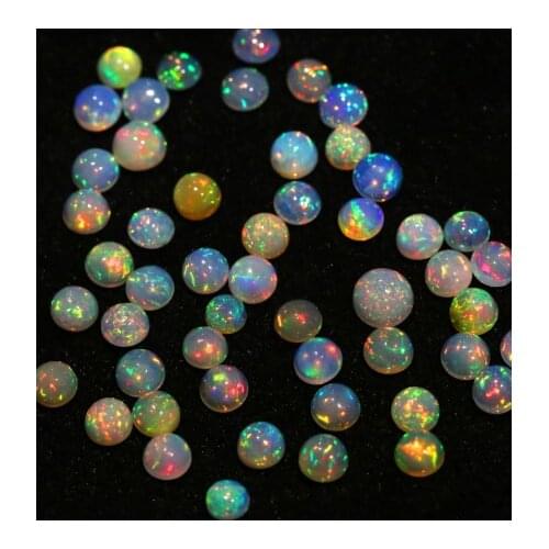 100% natural ETHIOPIAN opal round loose gemstone wholesale price for jewelry DIY 1pc