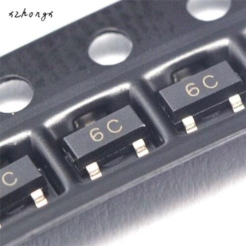 100PCS BC817 BC817-40 SOT23 6C