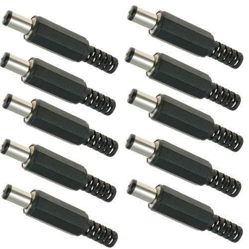20pcs 9mm 2.1mm x 5.5mm DC Male Power Plug Jack Connector Laptop