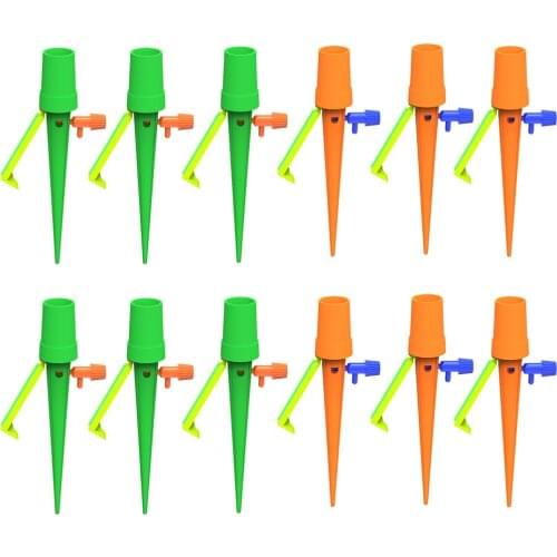 4~12pcs Automatic Watering Device Automatic Watering Spikes Home Garden Flower Pot Self-watering Irrigation System Slow Release