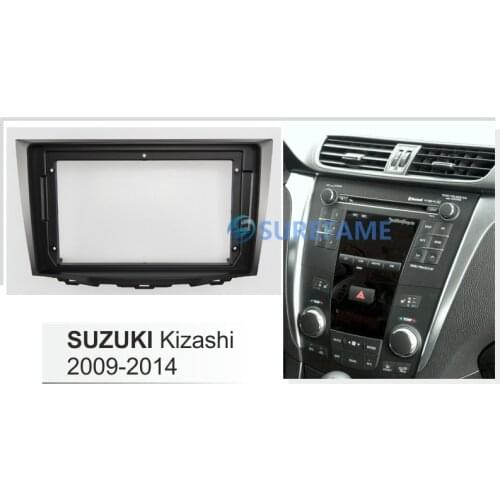 9 inch Car Fascia Radio Panel for SUZUKI Kizashi 2009-2014 Dash Kit Install Facia Console Bezel 9inch Adapter Plate Cover Trim