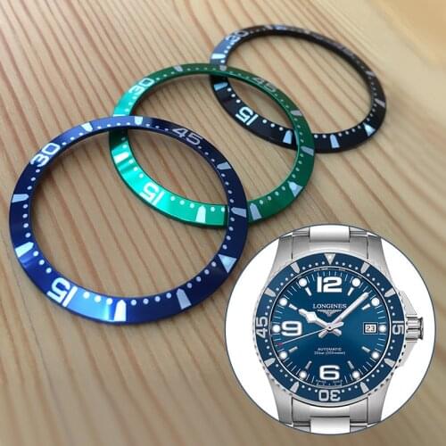 Aluminium watch bezel inserts for Longines HydroConquest Automatic 39mm Mens watch