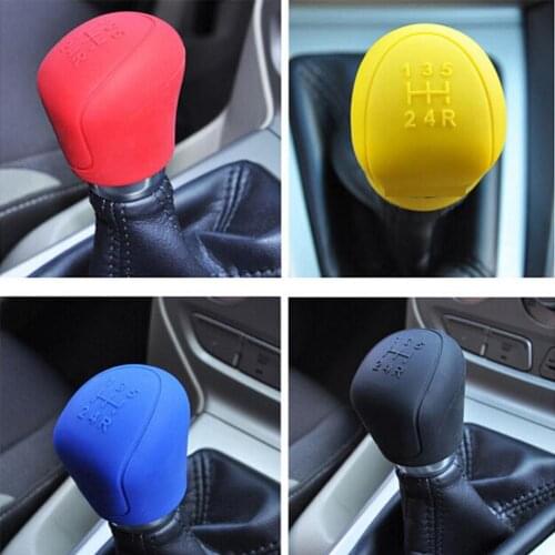 Car Styling Handbrake Grip Interior Shift Collar Silicone Gear Knob Cover Tool