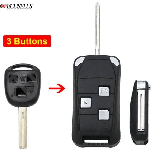 3 Button Remote Car Key Shell Case for Lexus GS ES RX LX GS300 ES300 LX470 IS300 RX350 RX400h GS430 GS400 RX300 SC300 SC400