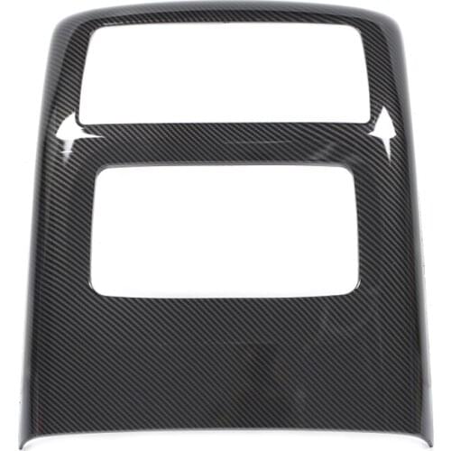 For Chevrolet GMC/SIERRA 2010-2017 Car Rear Air Conditioner Outlet Vent Panel Cover Trim Styling Anti-kick Real Auto Moldings
