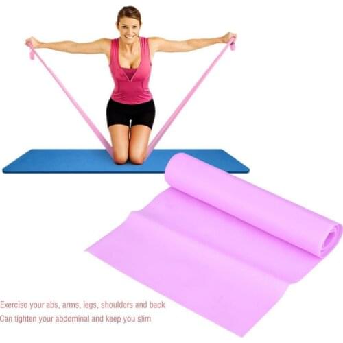 Yoga Resistance Rubber Bands Indoor Outdoor Fitness Equipment 0.35mm-1.1mm Pilates Sport Training Workout Elastic Bands