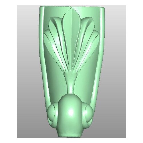 3D model STL format file for cnc router engraving furniture sofa cabinet chair leg pattern Artcam 819