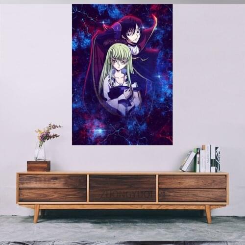 Canvas picture code geass wall art home living bedroom decoration painting frames nordic high definition quality photo