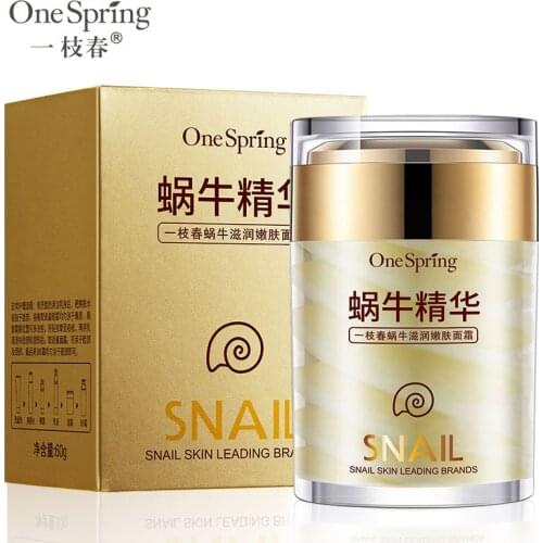 OneSpring Face Cream Whitening Snail Cream Aloe Vera Anti Aging Anti Wrinkle Nourishing Acne Treatment Moisturizing Repair Skin