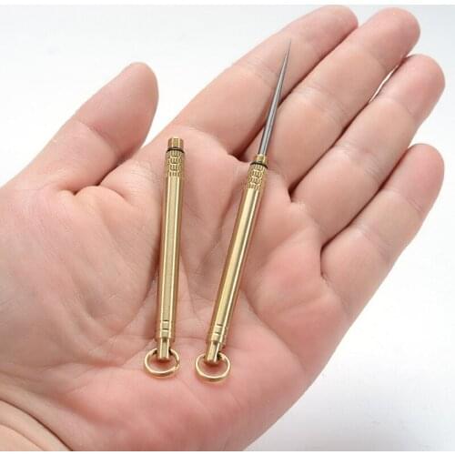 New Titanium Toothpick Outdoor Edc Toothpick Bottle Fruit Fork Camping Tool Toothpick-Holder Camping Traveling Tools