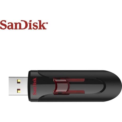 SanDisk CZ600 USB Flash Drive USB 3.0 Pendrive 16GB 32GB 64GB 128GB Flash Disk Black Pen Drive High Speed U Disk Adjustable