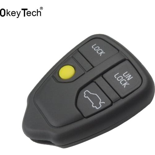 OkeyTech Replacement 4 Buttons Remote Key Shell Case Car Key Cover Fob For VOLVO XC70 XC90 S40 S60 S70 S80 S90 V40 V70 V90 C70