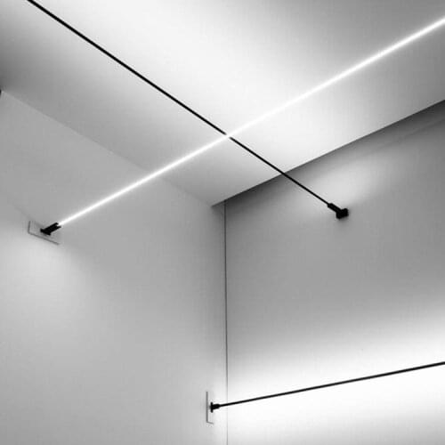 Modern Ceiling Lights Skyline Linear LED Bar Lights Chrome Ceiling Lamp For Living room Bedroom Dining room Led Strip Line Lamp