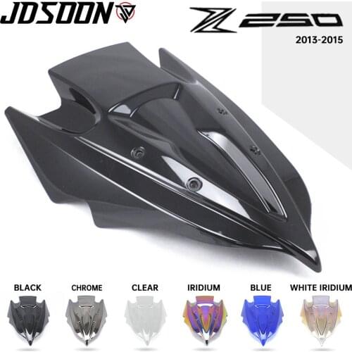 For Kawasaki Ninja Z250 Z300 2013 2014 2015 2016 2017 2018 2019 motorcycle Windshield WindScreen
