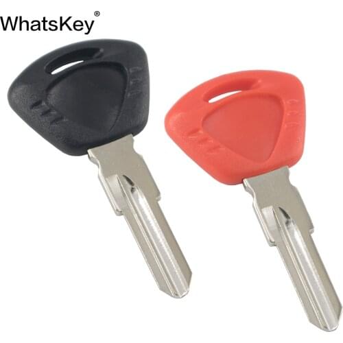 WhatsKey Motorcycle Keys Blank Uncut For Triumph Bonneville T100 Street Triple Daytona 675 T955 Tiger 800 Speed Triple 1050 T